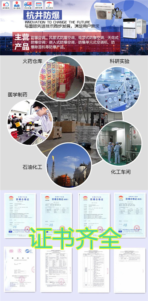 制藥廠防爆空調機banner圖